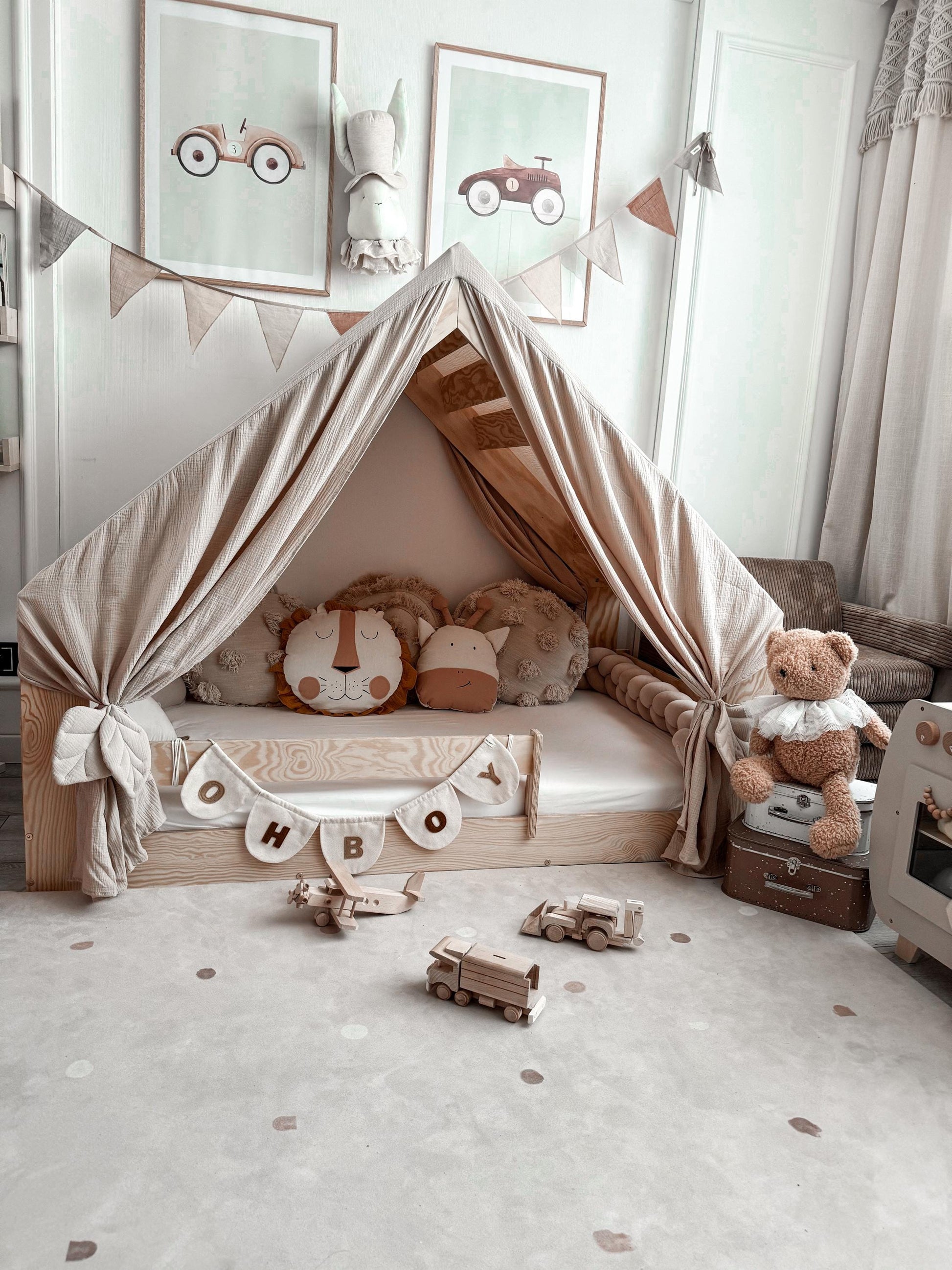 Muslin Canopy | Toddler Bed Canopy
