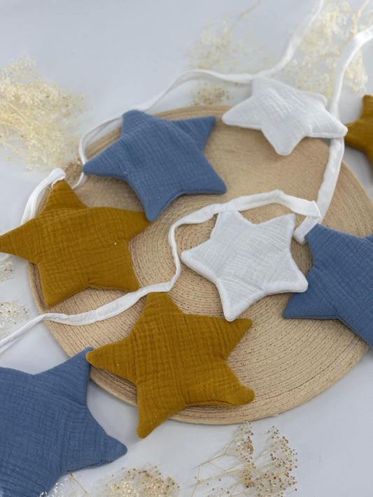 Muslin garland ,Kids garland flag