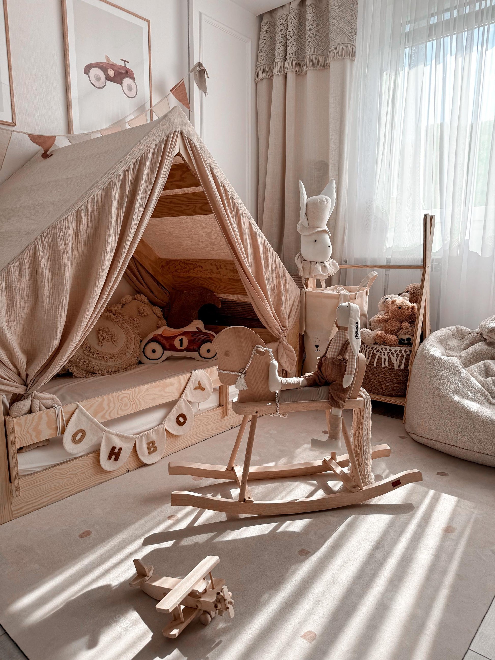 Muslin Canopy | Toddler Bed Canopy