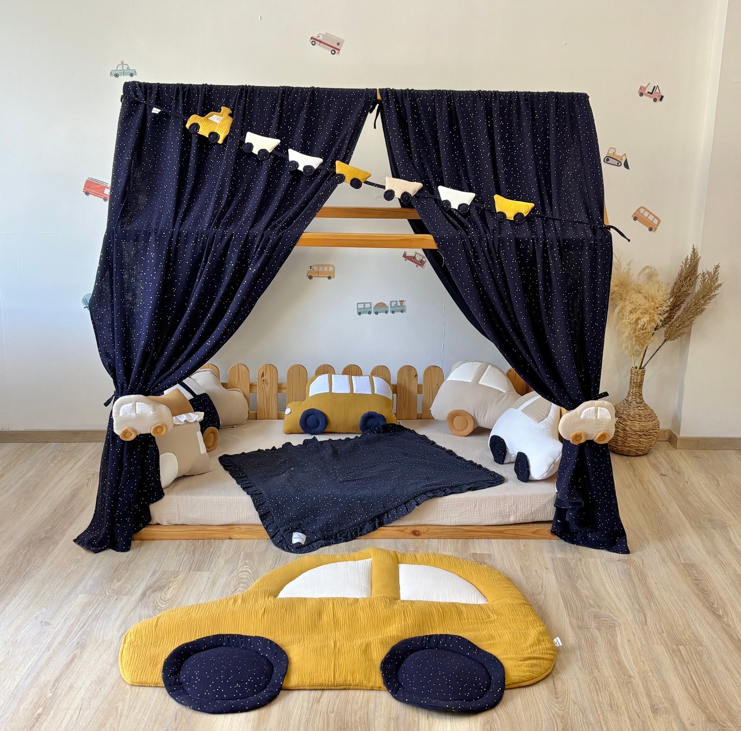 Cotton Muslin Canopy | Toddler Bed Canopy