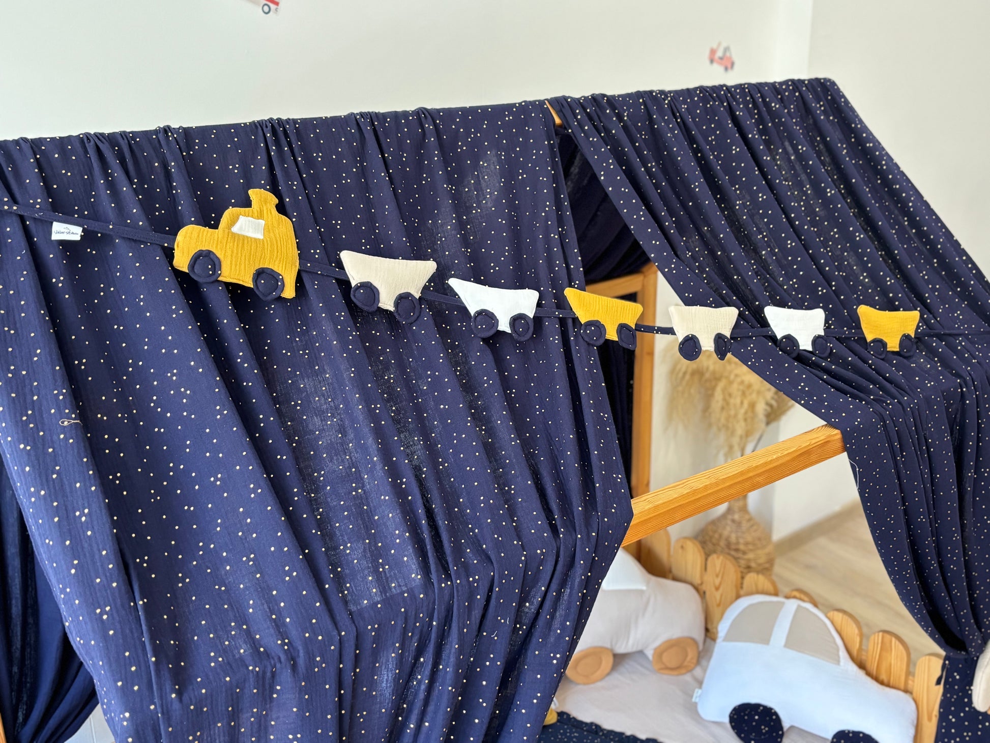 Cotton Muslin Canopy | Toddler Bed Canopy