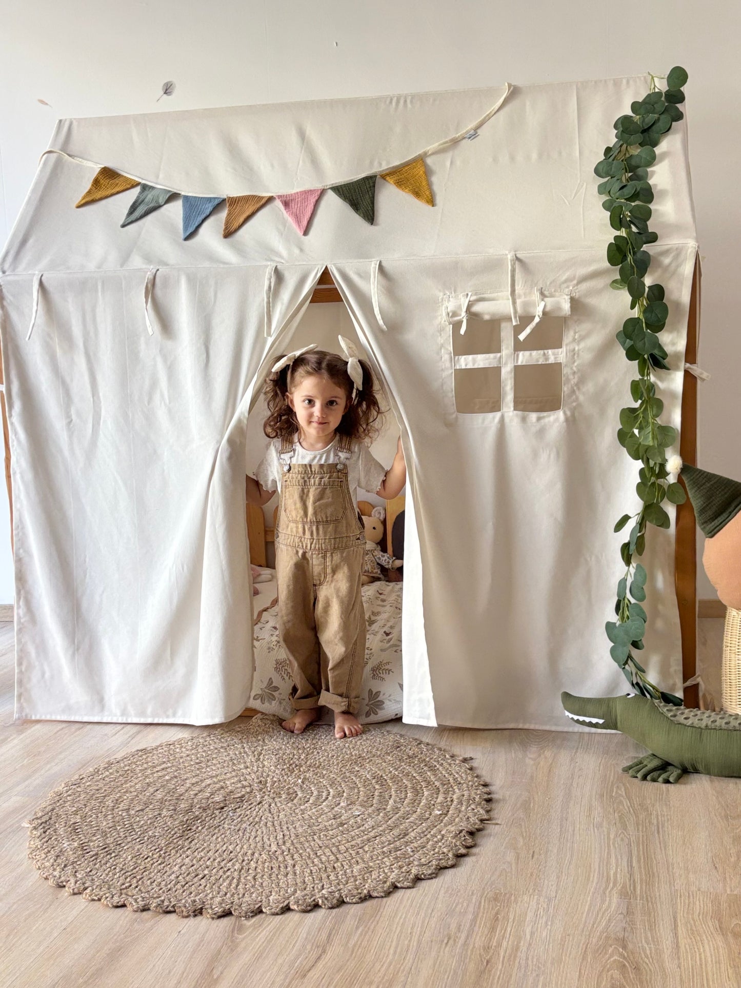 Canvas Canopy | Toddler Bed Canopy | Toddler Bed Canopy | House Bed Canopy