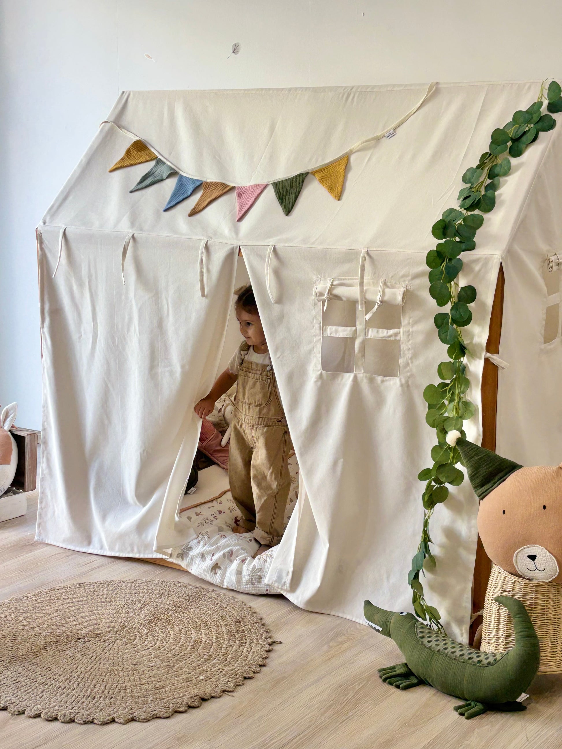Canvas Canopy | Toddler Bed Canopy | Toddler Bed Canopy | House Bed Canopy