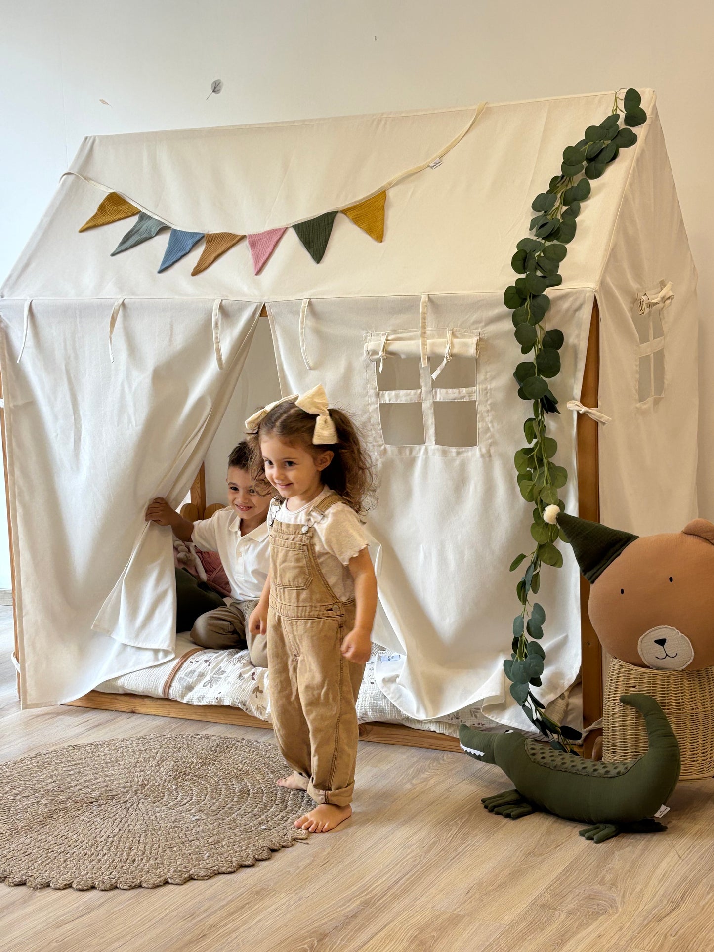 Canvas Canopy | Toddler Bed Canopy | Toddler Bed Canopy | House Bed Canopy