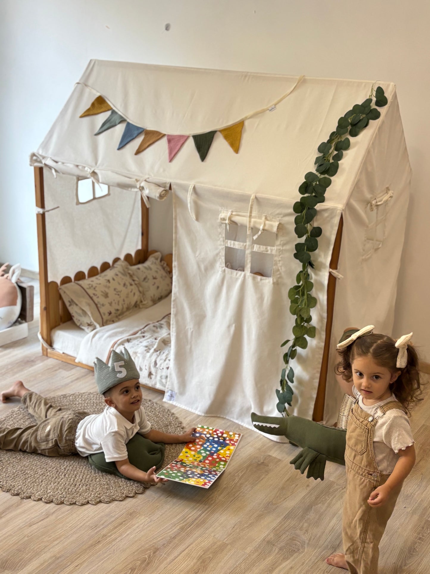 Canvas Canopy | Toddler Bed Canopy | Toddler Bed Canopy | House Bed Canopy