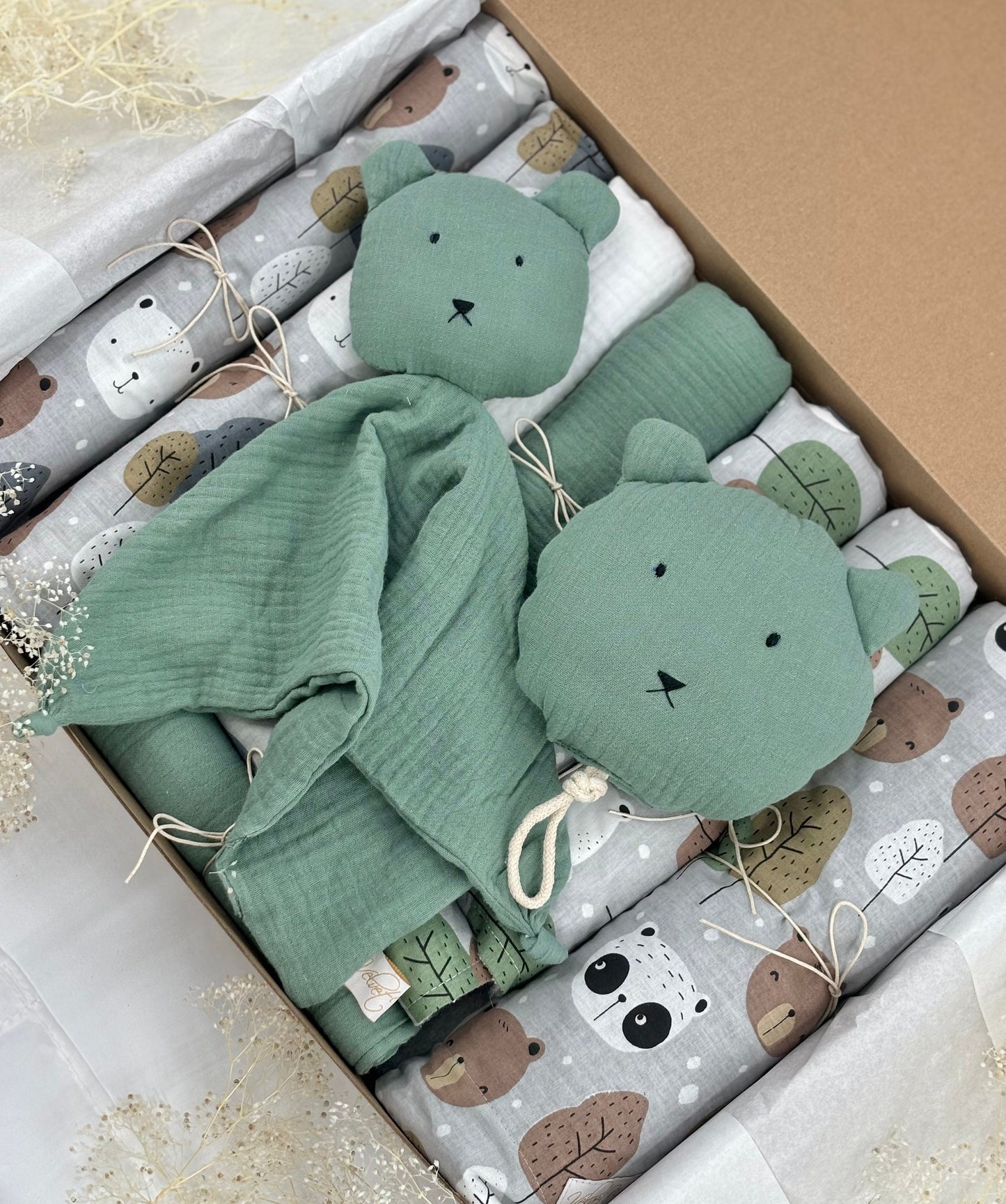Baby box pink marble packed eco-friendly,Baby Shower Gift,Gift for new parent, Christmas gift