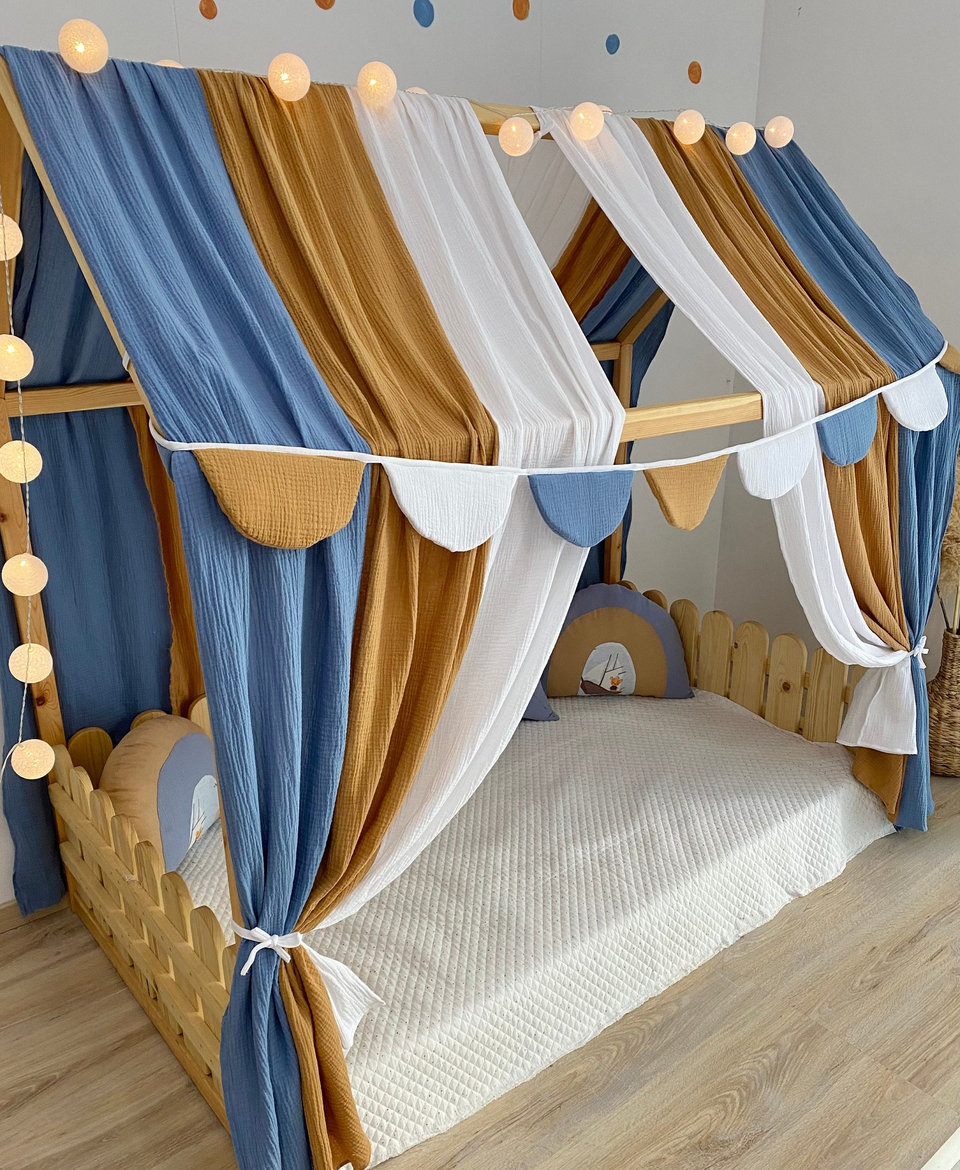 Muslin Canopy | Toddler Bed Canopy