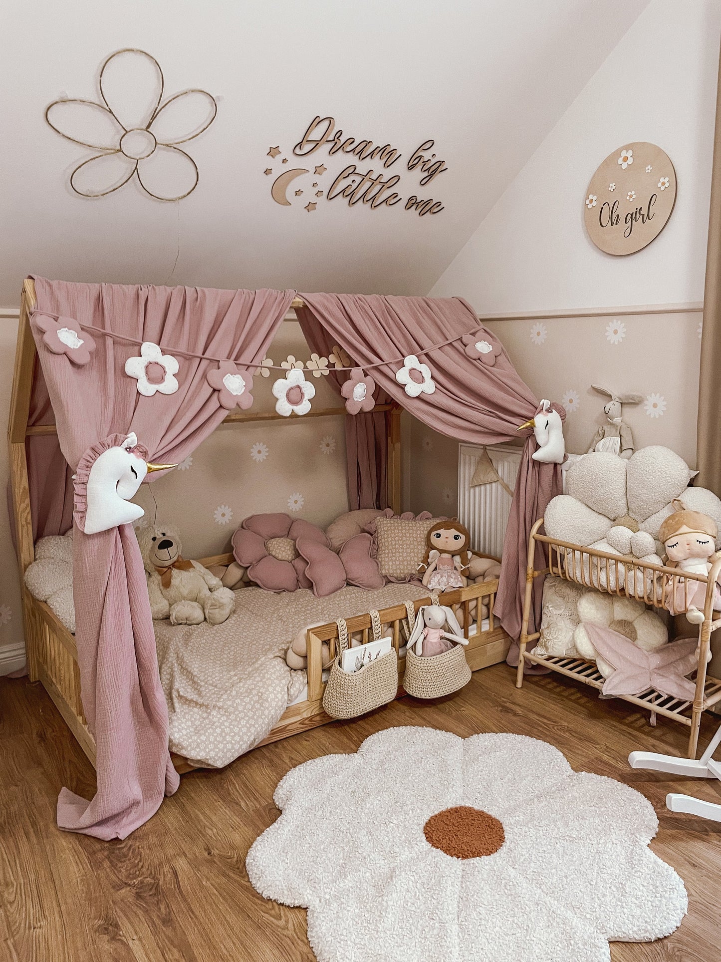 Muslin Canopy | Princess Bed Canopy | Toddler Bed Canopy